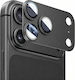 Lito Crown Halo Ar + Af Протектор За Обектива На Камера За iPhone 18 Pro Max Черен