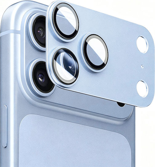 Lito Crown Halo Ar + Af Протектор За Обектив На Камера За iPhone 18 Pro Светлосин