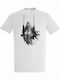 T-shirt Unisex " Ghost On Swing Cute Halloween Ghost " Ash