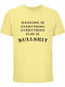 Unisex T-shirt "Dancing Is Everything Everything Else Is Bullshit Harry Styles" Hellgelbe