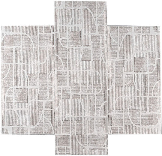Pierre Cardin Σετ Χαλιά Κρεβατοκάμαρας Beige 9999991329843 3τμχ