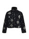 Crop Дамско Яке За Пролет - Есен Черно 8603.4027.1.Н-black