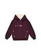 Kids Sweatshirt with Hood and Pockets Dark Cherry