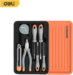 Deli Werkzeugschatulle mit 34 Werkzeugen