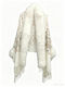 Women's Furry Ecru Scarf
