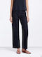 High Rise Women's Jean Pants in Wide Leg Style