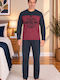 Rimoli Winter Men's Pyjamas Burgundy