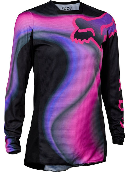 Fox 180 Toxsyk Tricou Pentru Bărbați Motocross Mânecă Lungă Culoare Neagră