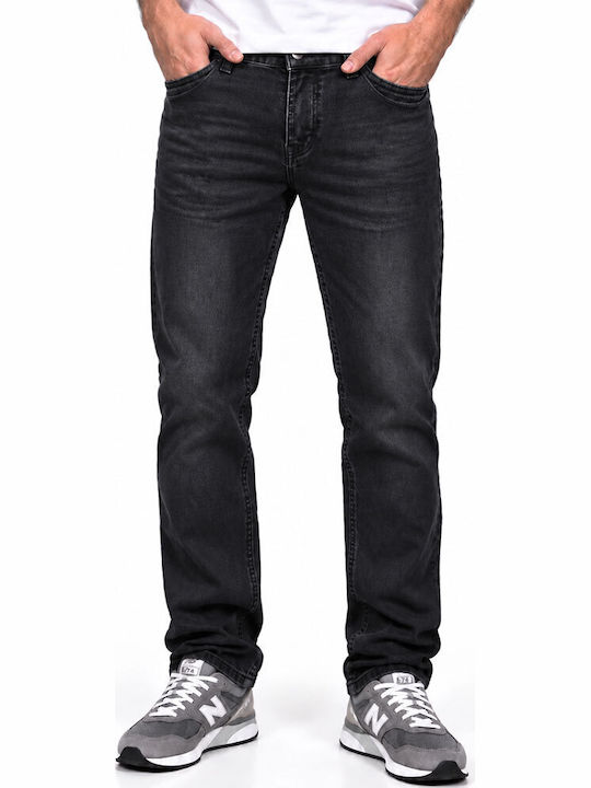 Men's Jeans Pants Relaxed Straight Fit Black