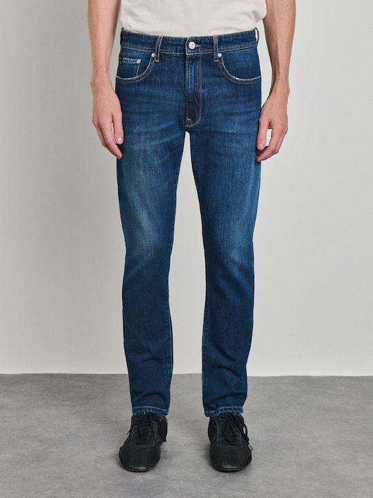 Men's Slim Fit Blue Jeans Pants