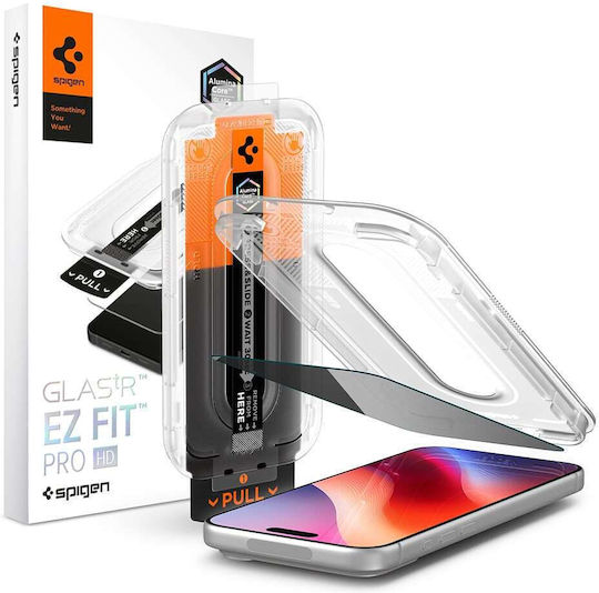 Thermoizolație Ecran Privacy Spigen Glas.tR Ez Fit Pro HD Apple iPhone 18 Pro Max Sticlă Armată Full Glue AGL12034