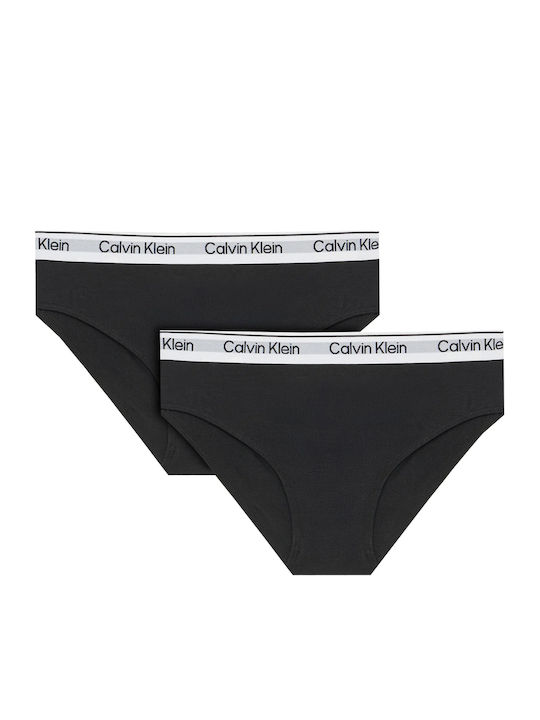 Calvin Klein Σετ Παιδικά Βρακάκια 2τμχ Pvhblack