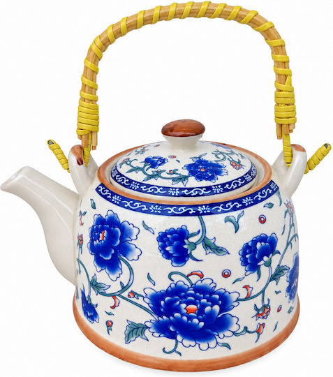 Чайник с филтър Порцеланов Бял 750ml