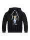 Damen Sweatshirt mit Kapuzen Schwarz
