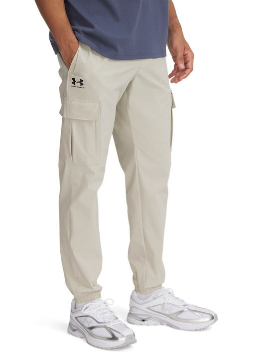 Under Armour Ua Vibe Woven Cargo Sweatpants Beige