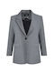Mat Fashion Дамско Туид Сако Син 8603.4033.Н-blue