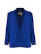 Mat Fashion Дамско Сако Син 0039.4508.НЕТТО-Royal-Blue