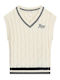 Kids Knitted Cream Vest