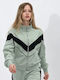 Kinder-Strickjacke Baumwolle Mint