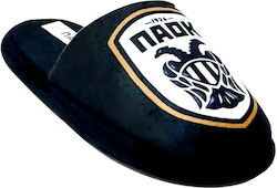 Paok Fc Schwarze Kinderhausschuhe