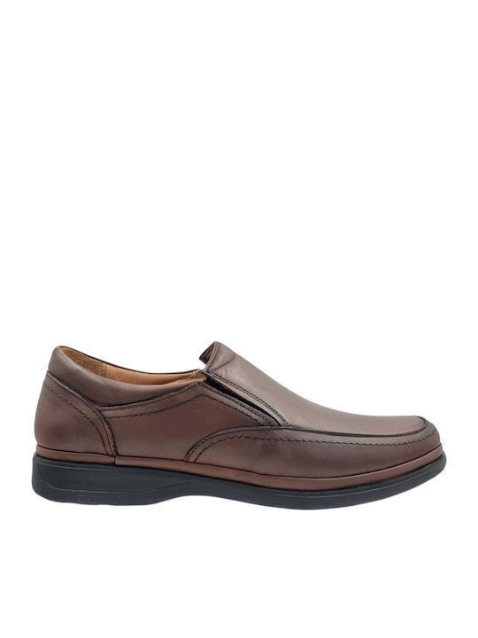 Leather Men's Casual Anatomic Tabac Brown Shoes