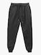 Damen Jogginghose mit Jogger Hohe Taille Schwarz