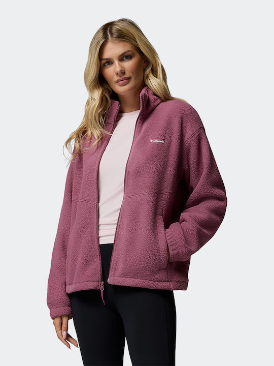 Columbia Damen Sportliche Strickjacke Rosa