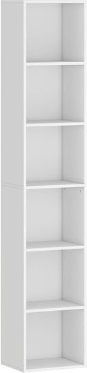 Βιβλιοθήκη Λευκό 30x24x159εκ.