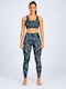 Training Women's Set with Full-Length Leggings High Waist Rainbow Night