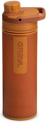 Grayl Wasserflasche Kunststoff mit Mundstück und Filter 500.24ml Grau