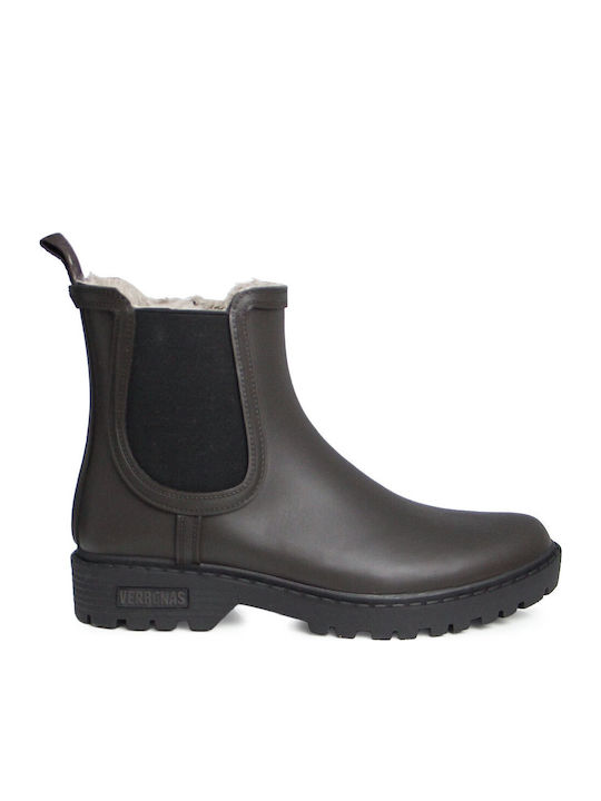 Verbenas Gaudi Women's Wellies with Fur Brown
