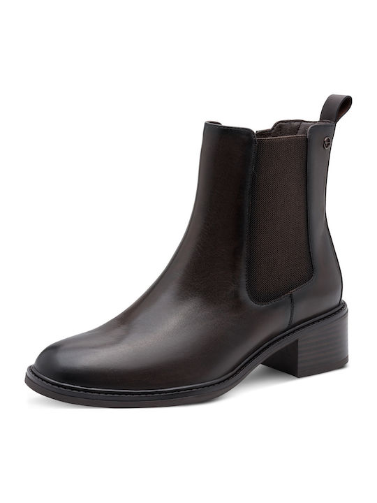 Tamaris Leder Damen Stiefeletten Braun
