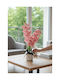 Stewehome Artificial Orchid Two Branches Wet Texture Modern White Pot Origin Turkey
