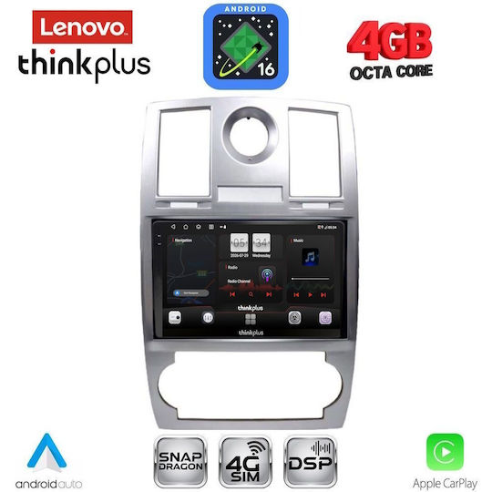 Lenovo Car Audio System Chrysler 300C 2005-2010 Bluetooth USB WiFi GPS Apple CarPlay Android Auto with 9" Touch Screen