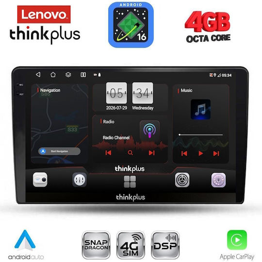 Lenovo Car Audio System for Kia Ceed 2006-2009 Bluetooth USB WiFi GPS Apple CarPlay Android Auto with 9" Touch Screen