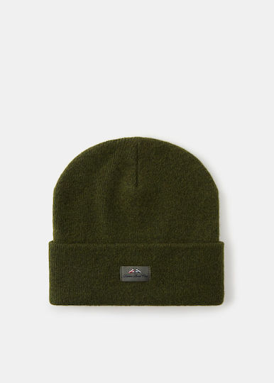 Beanie Unisex Strickmütze in Khaki Farbe