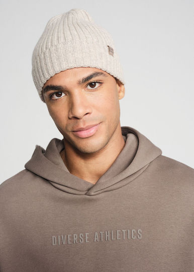 Beanie Unisex Σκούφος Πλεκτός σε Γκρι χρώμα