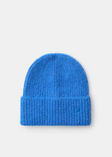 Beanie Unisex Σκούφος Πλεκτός σε Μπλε χρώμα