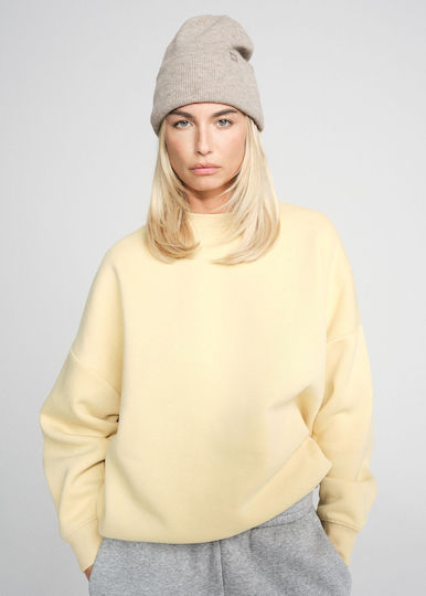 Unisex Beanie Strickmütze in Braun Farbe
