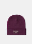Diverse Beanie Unisex Σκούφος Πλεκτός σε Μωβ χρώμα