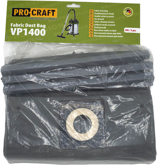 ProCraft Filtre pentru aspirator cu uscare umedă 5 bucăți