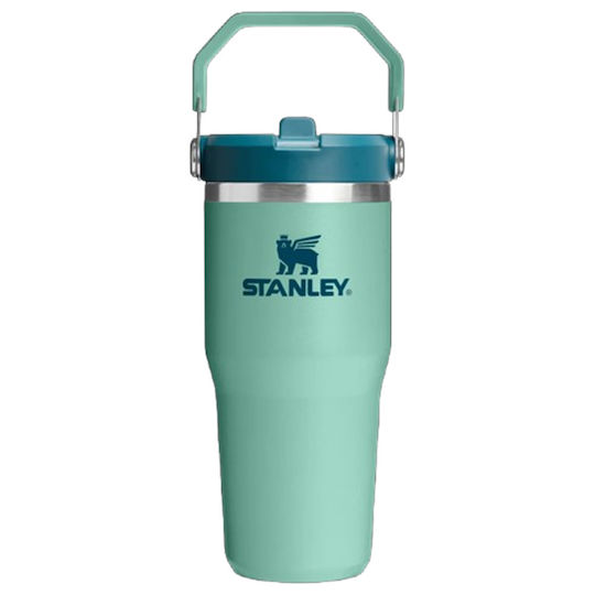 Stanley Iceflow Flip Термос Чаша 410 мл Spring Green с Сламка и Дръжка