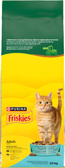 Friskies Ξηρά Τροφή για Ενήλικες Γάτες με Ψάρια / Λαχανικά 20kg