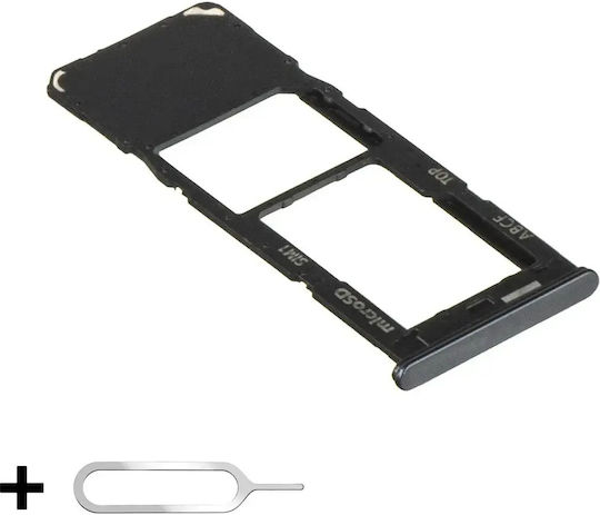 Suport Tavă SIM Samsung A23 5g A236 Slot Card Microsd Single SIM Cu Instrument Ejector SIM Inclus Negru