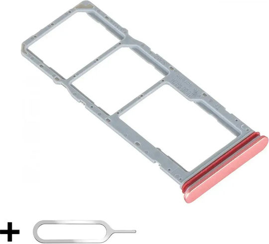 Suport Tăvi SIM Realme C75 4g Dual SIM Slot Card Microsd + Cheie SIM Inclus Roșu Rubin Roșu