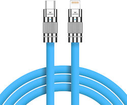 Leewello Cablu USB-C La Lightning Albastru 2m 783091-Blue Leewello Cablu USB-C La Lightning Albastru 2m 783091-Blue