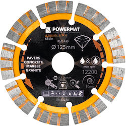 Powermat Δίσκος Κοπής Δομικών Υλικών με 9 Δόντι...