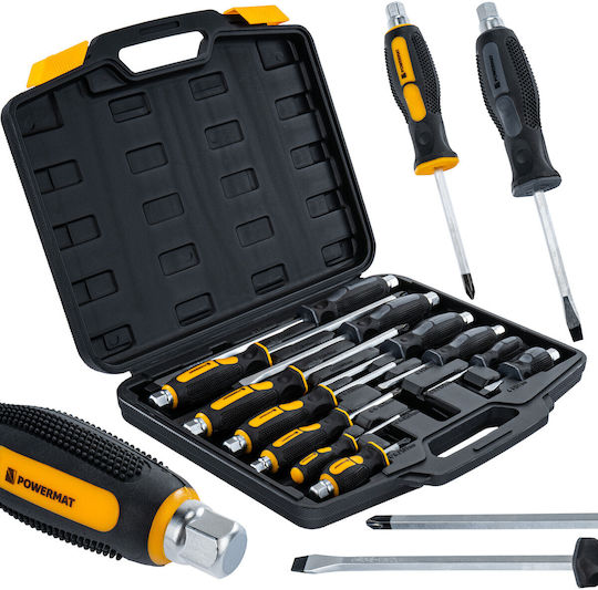 Powermat Set of 12 Impact Magnetic Precision Screwdrivers