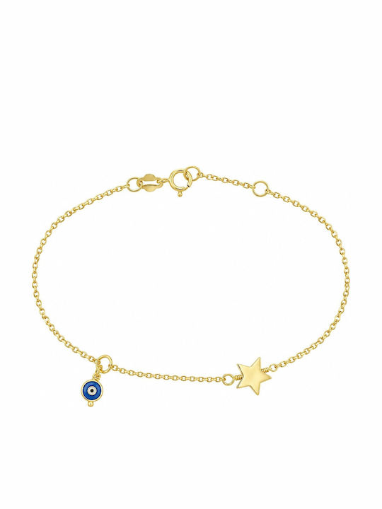 Senzio Belibasakis Gold 9K Chain Bracelet