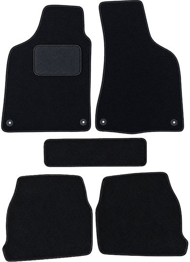 Πατάκια Αυτοκινήτου Μοκέτα Vw Polo 6n/6n2 1994-2002 Black 5 Pieces